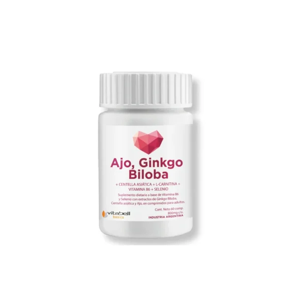 Basics Ajo + Ginkgo Biloba 60 Comprimidos