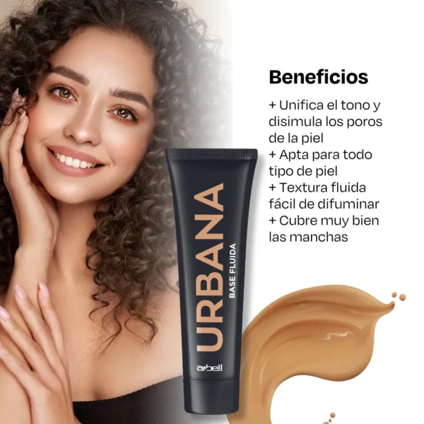 Urbana Base Fluída Tono Medio 30 Ml - Imagen 4