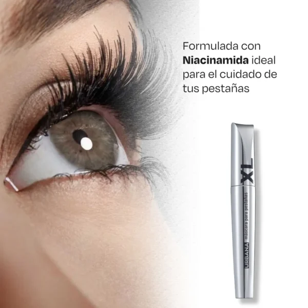 Urbana Mascara Pestañas XL Con Aceite De Coco 12 Ml - Imagen 3