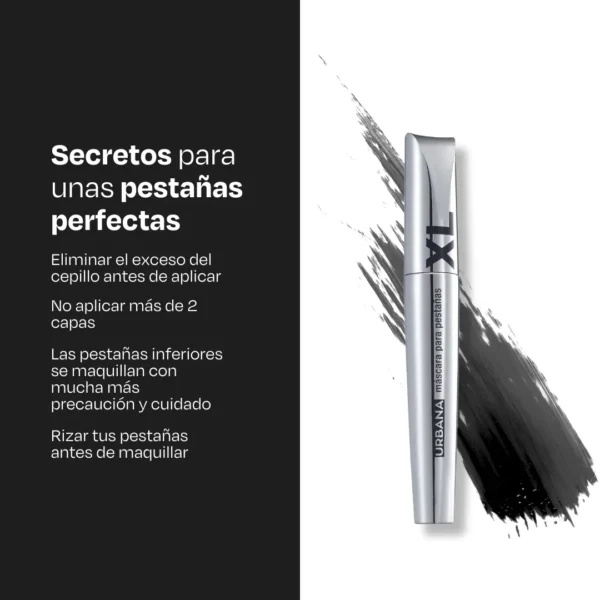 Urbana Mascara Pestañas XL Con Aceite De Coco 12 Ml - Imagen 2