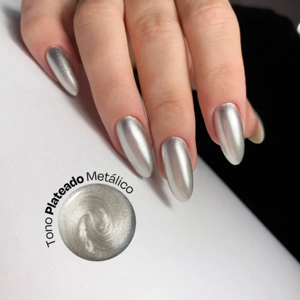 Urbana Esmalte Plateado Metálico 6 Ml - Imagen 2