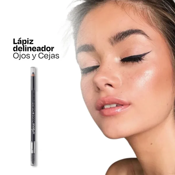 Urbana Lápiz Delineador Ojos Y Cejas Negro 1 Gr - Imagen 2