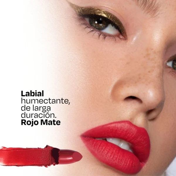Urbana Labial Rojo Mate 3 Gr - Imagen 2