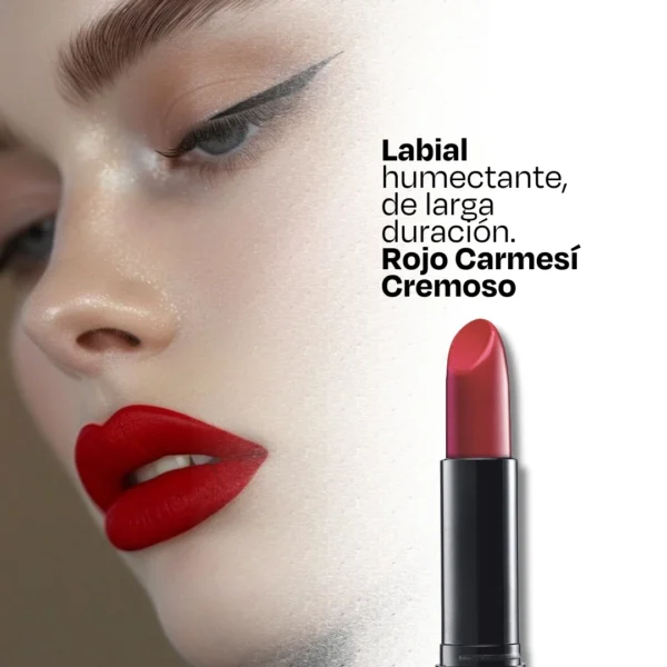 Urbana Labial Rojo Carmesí Cremoso 3 Gr - Imagen 2