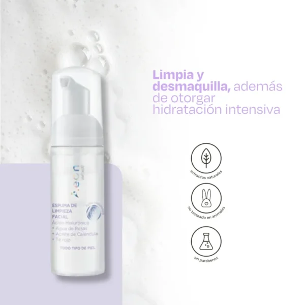 Aeon Espuma De Limpieza Facial 60 Ml - Imagen 2