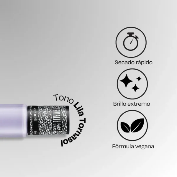 Urbana Esmalte Lila Tornasol Metálico 6 Ml - Imagen 2