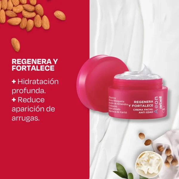 Aeon Crema Facial Regeneración +60 50 Gr - Imagen 2