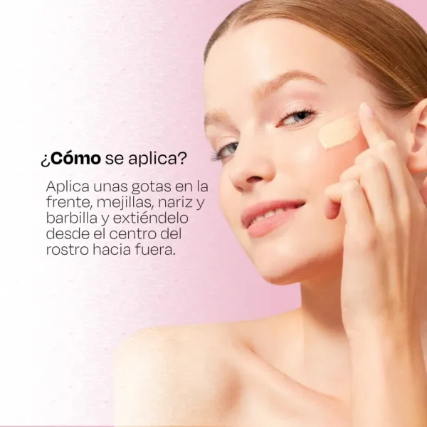 Luxury Serum Full Cover Base Tono Natural 30 Ml - Imagen 5