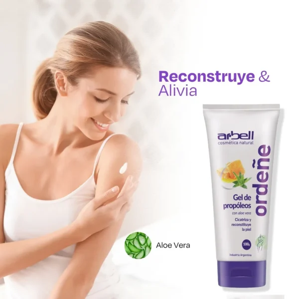 Ordeñe Gel Corporal Con Propóleos Y Miel 100 Gr - Imagen 3