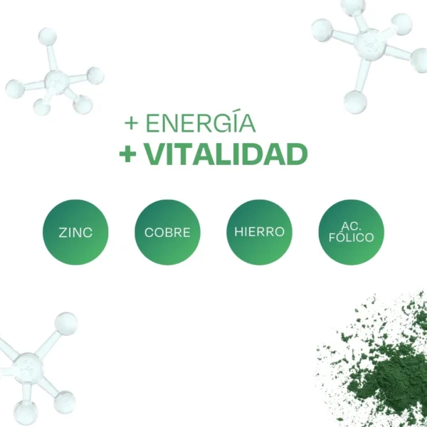 Superfoods Espirulina + Nutricell 90 Comprimidos - Imagen 2