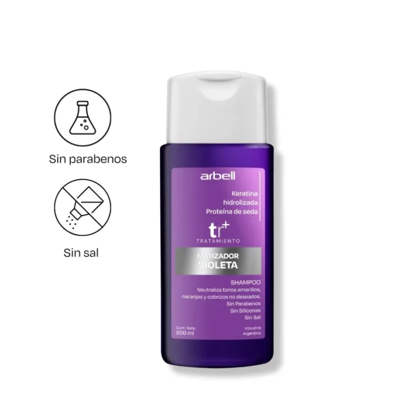 Tratamiento Shampoo Matizador Violeta 200 Ml