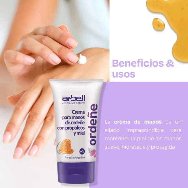 Ordeñe Crema Manos Con Propóleos Y Miel 60 Gr - Imagen 4