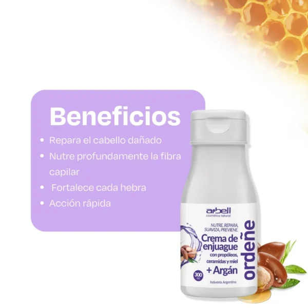 Ordeñe Acondicionador Con Propóleos Y Argán 300 Ml - Imagen 2