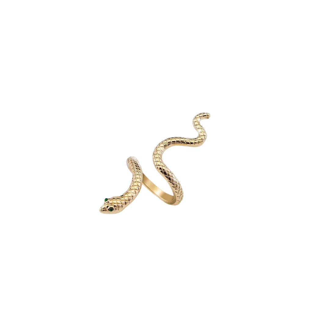 Anillo Ajustable Snake Gold