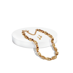 Colgante set con aros Golden