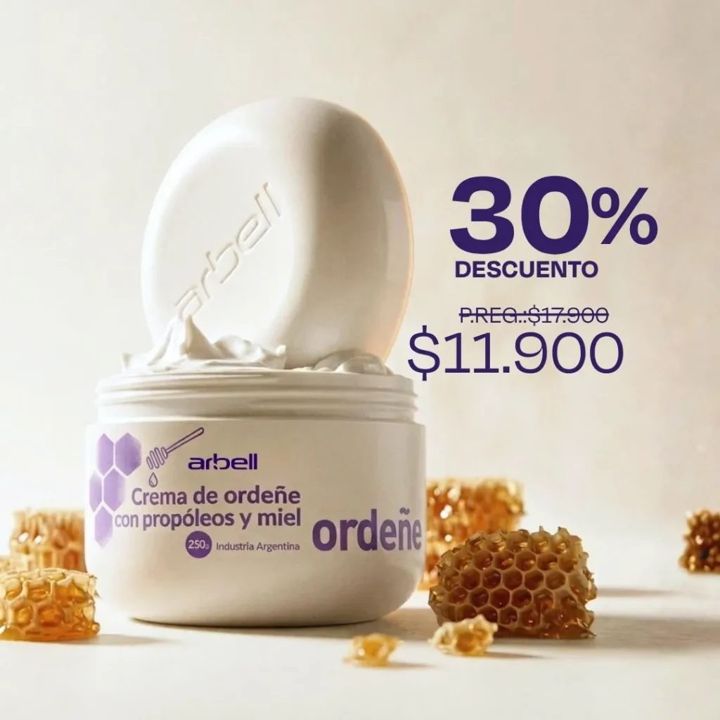 Ordeñe Crema Corporal De Ordeñe Con Propóleos 250 Gr